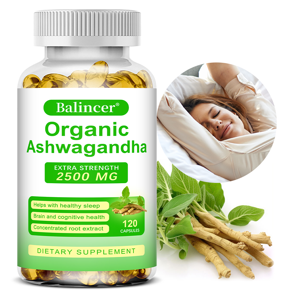 Ashwagandha Extract Root - Ashwagandha Root Extract Capsules 2500mg, Stress