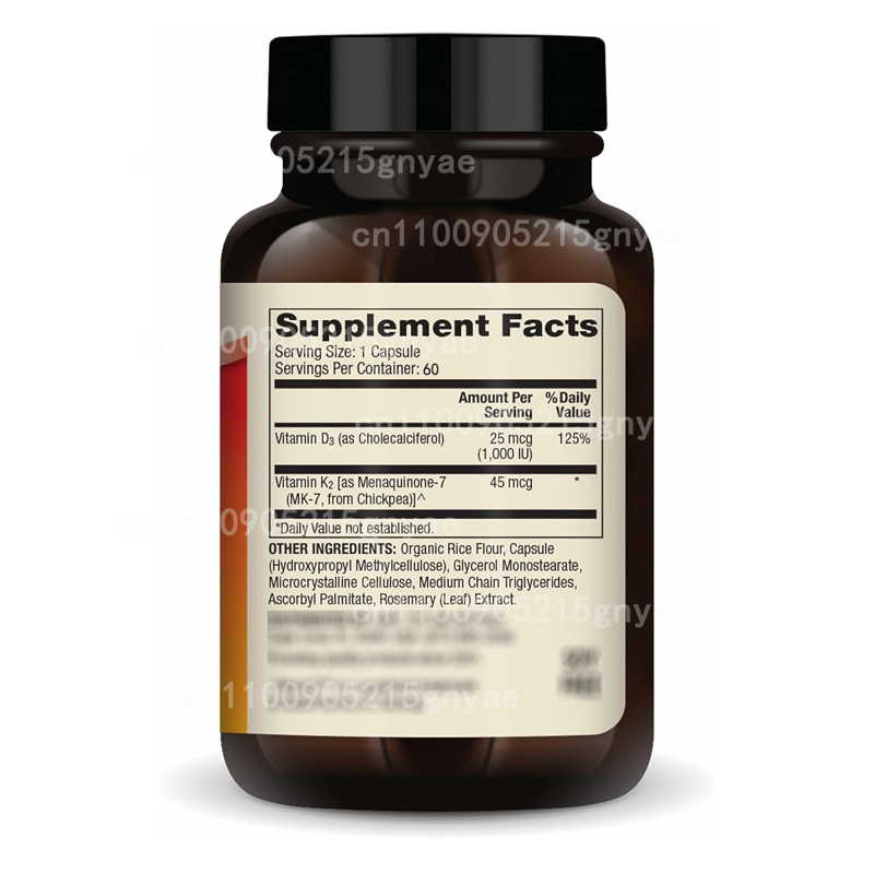 Vitamin D3 and K2 1000 IU and  - Vitamin D3 K2 Drop recension och pris
