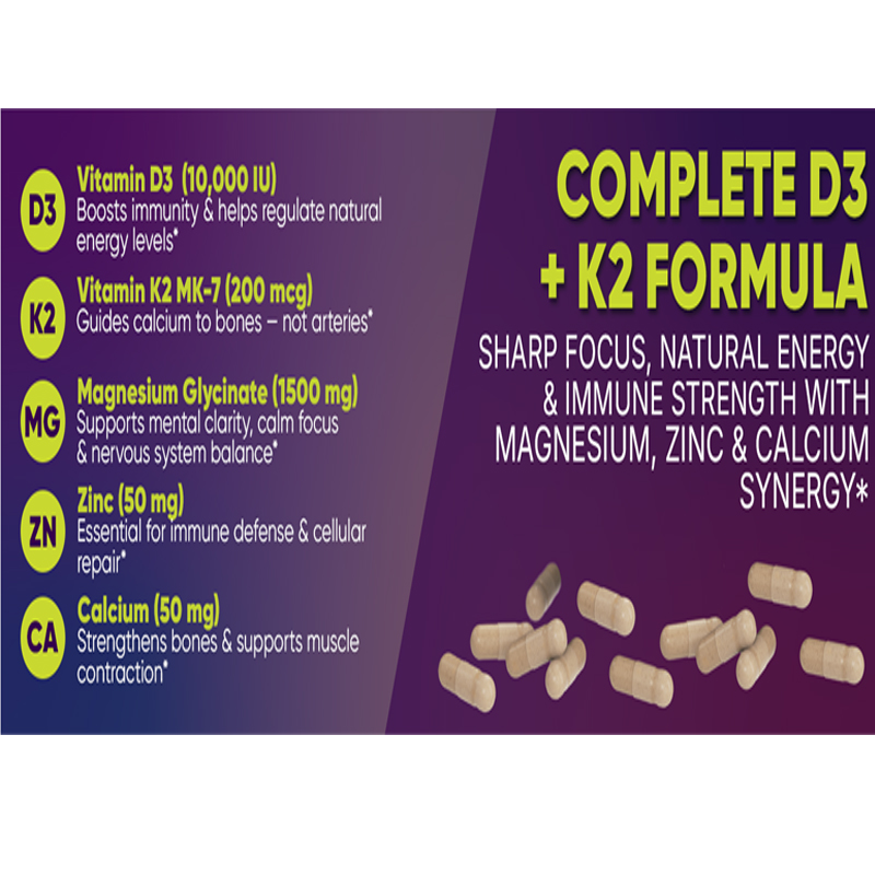 Vitamin D3 10000 IU contains K - Vitamin D3 K2 Drop recension och pris