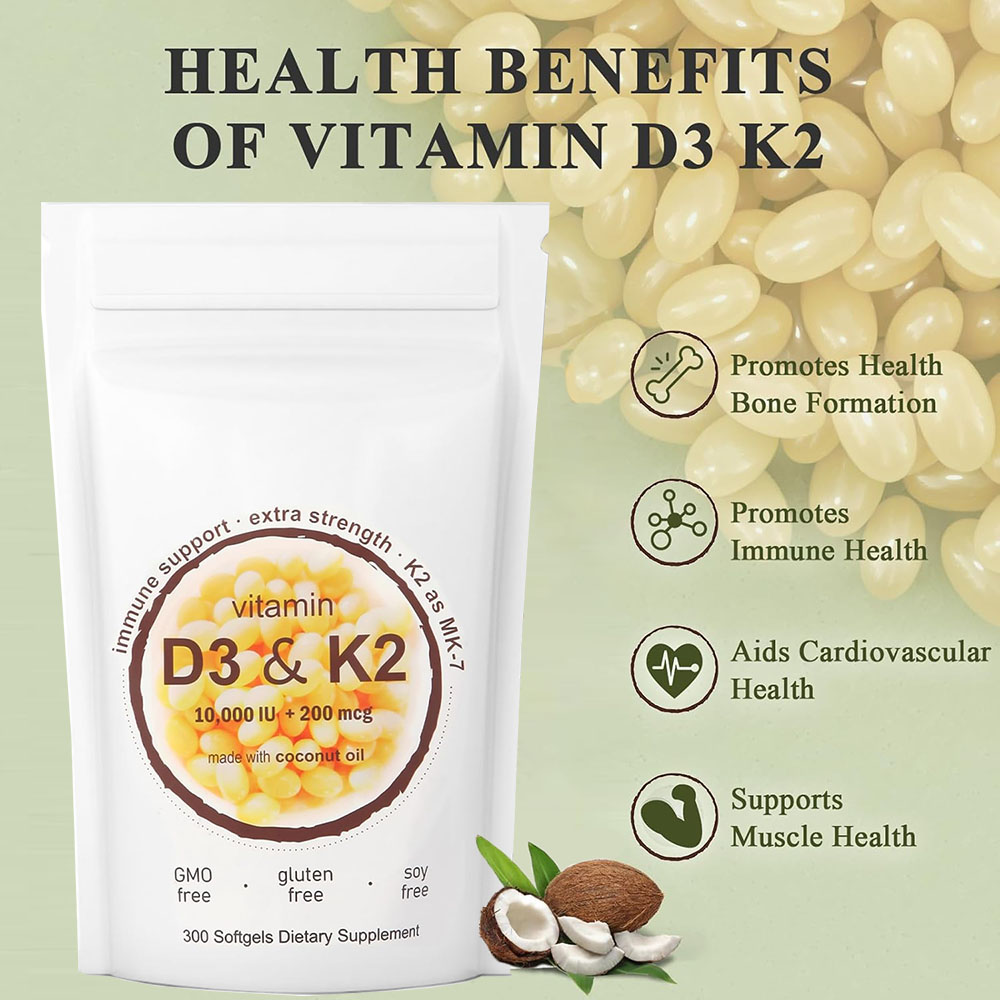 Vitamin D3 K2 10000 IU 300 Coc - Vitamin D3 K2 Drop recension och pris
