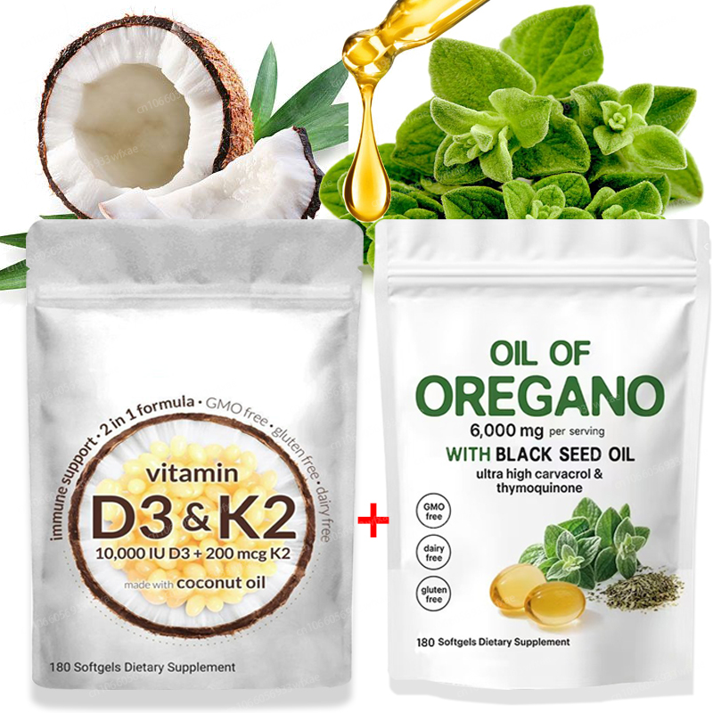 2 Bags 360Softgels Oil of Oreg - Vitamin D3 K2 Drop recension och pris