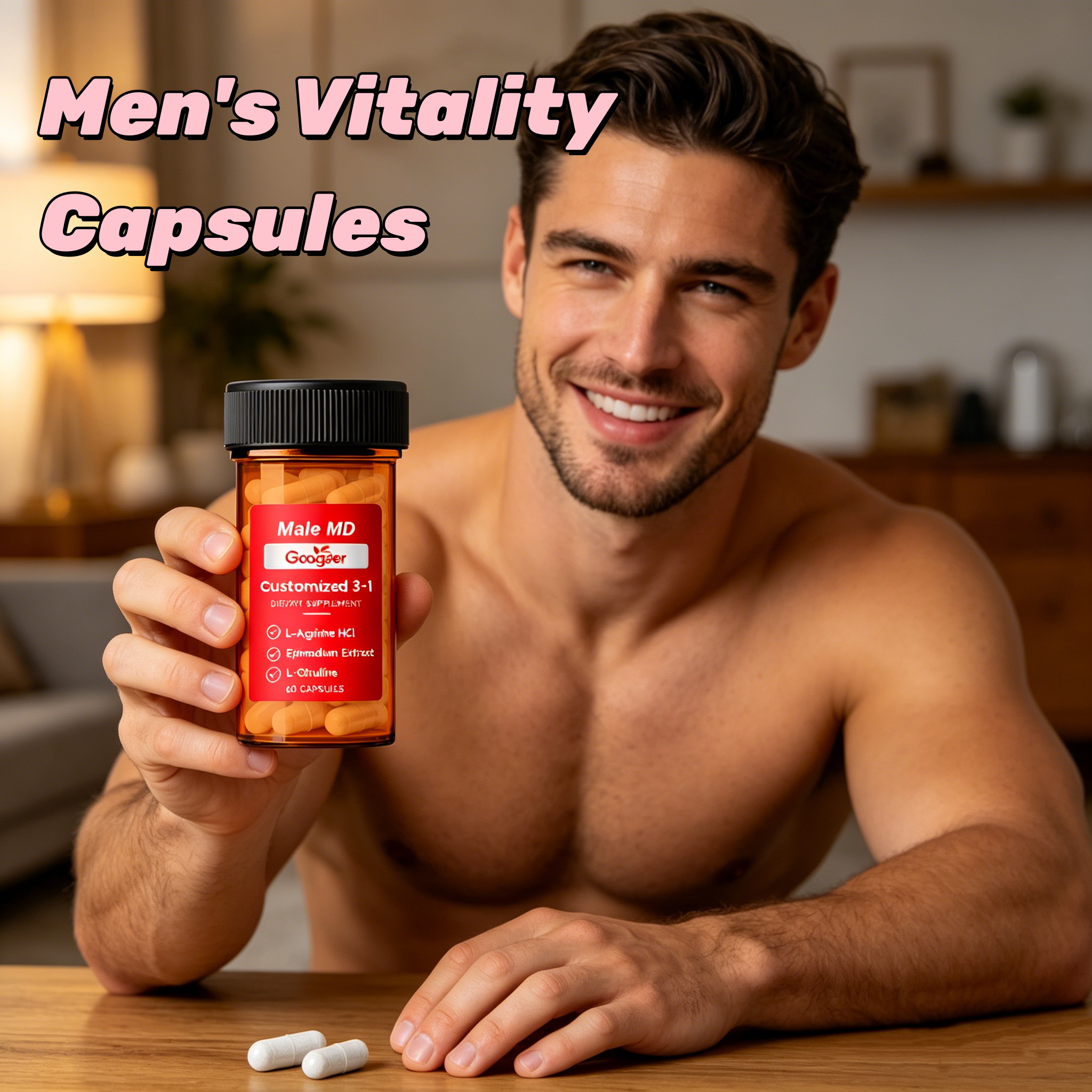 GOOGEER Men's Health Capsules  - Nutrition For Health Fitness & Sport Melvin Williams recension och pris