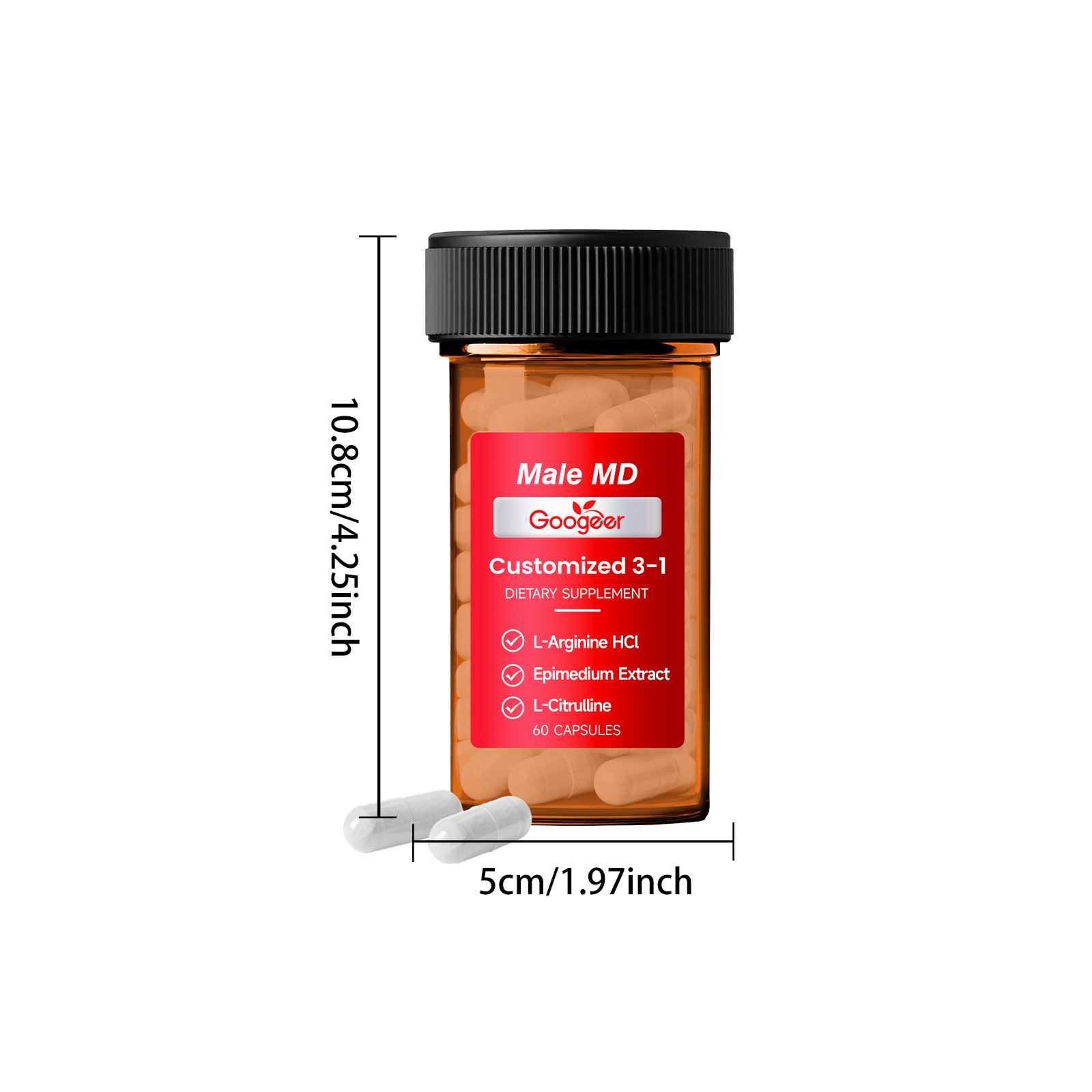 GOOGEER Men's Health Capsules  - Nutrition For Health Fitness & Sport Melvin Williams recension och pris