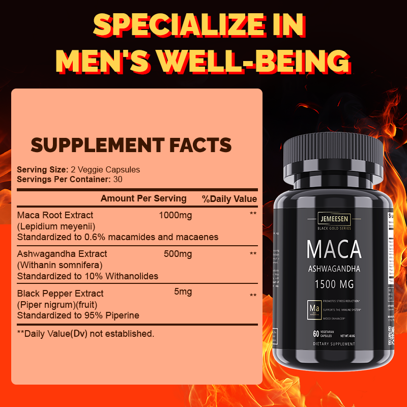 JEMEESEN - Ashwagandha Maca Ro - Ashwagandha Extract Root recension och pris