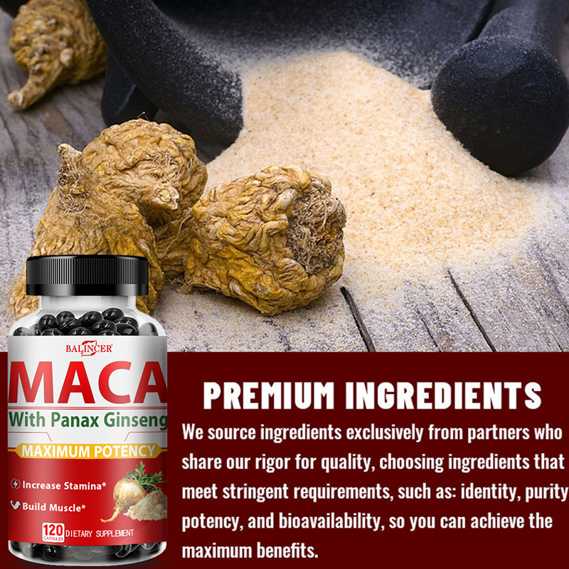 Maca Root Complex with Ashwaga - Ashwagandha Extract Root recension och pris