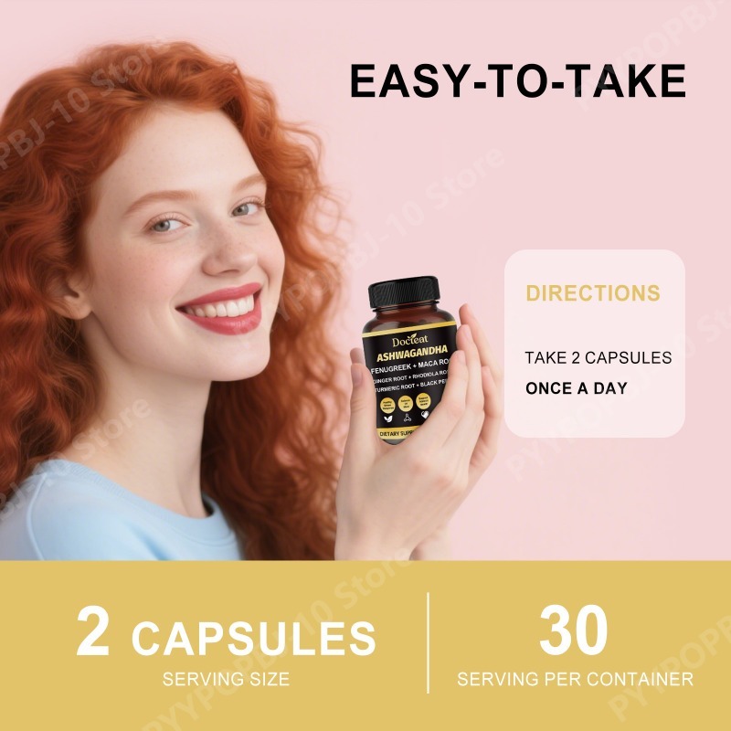 Ashwagandha Capsules Supports  - Ashwagandha Extract Root recension och pris