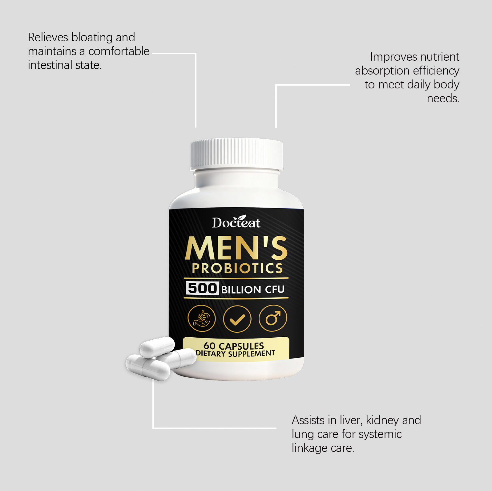 GOOGEER Men's Health Capsules  - Nutrition For Health Fitness & Sport Melvin Williams recension och pris