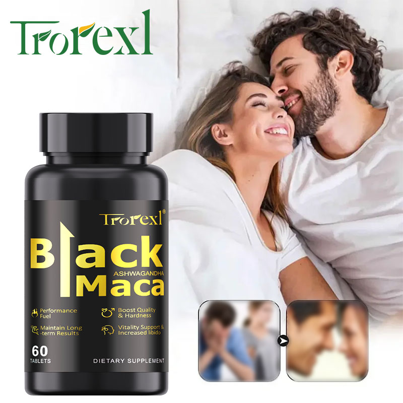 Natural Black Maca Tablets wit - Ashwagandha Extract Root recension och pris