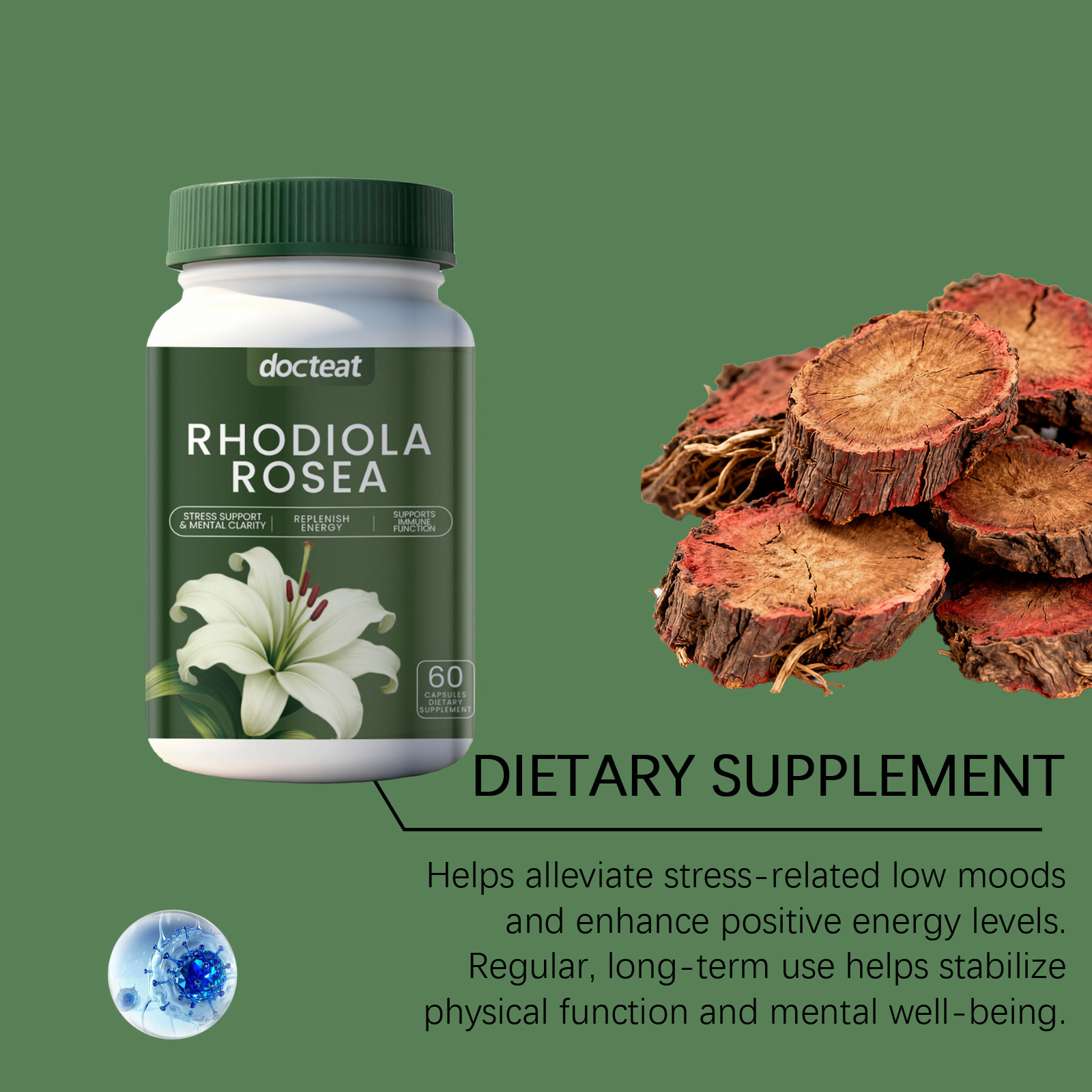 DOCTEAT Men's Health Capsules  - Nutrition For Health Fitness & Sport Melvin Williams recension och pris