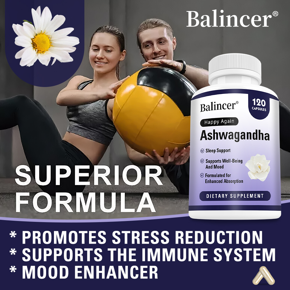 Ashwagandha Capsules, Stress R - Ashwagandha Extract Root recension och pris