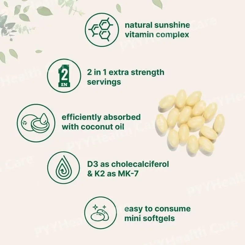 Vitamin D3 K2 MK7 Mini Softgel - Vitamin D3 K2 Drop recension och pris