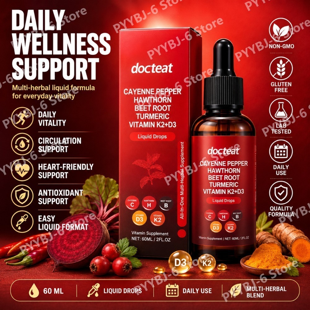 Cayenne Pepper Liquid Drops wi - Vitamin D3 K2 Drop recension och pris