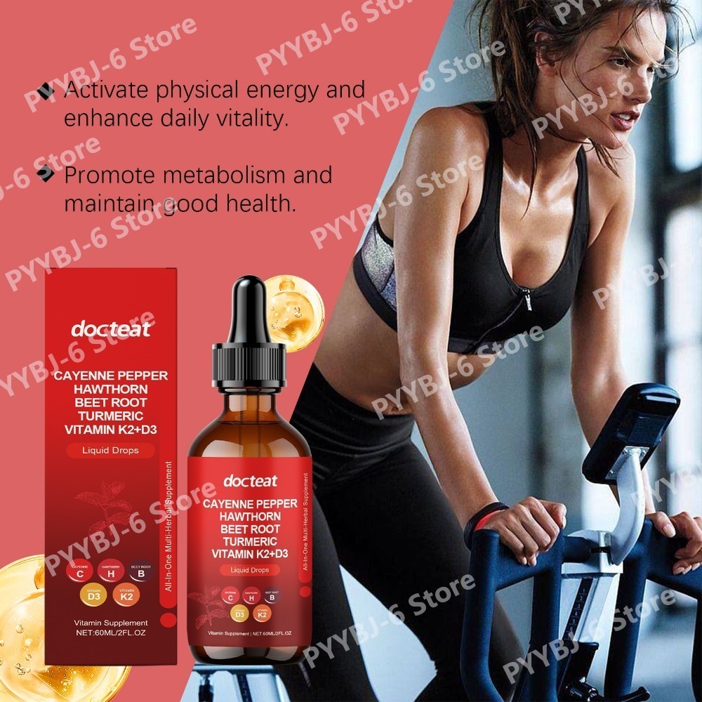 Cayenne Pepper Liquid Drops wi - Vitamin D3 K2 Drop recension och pris