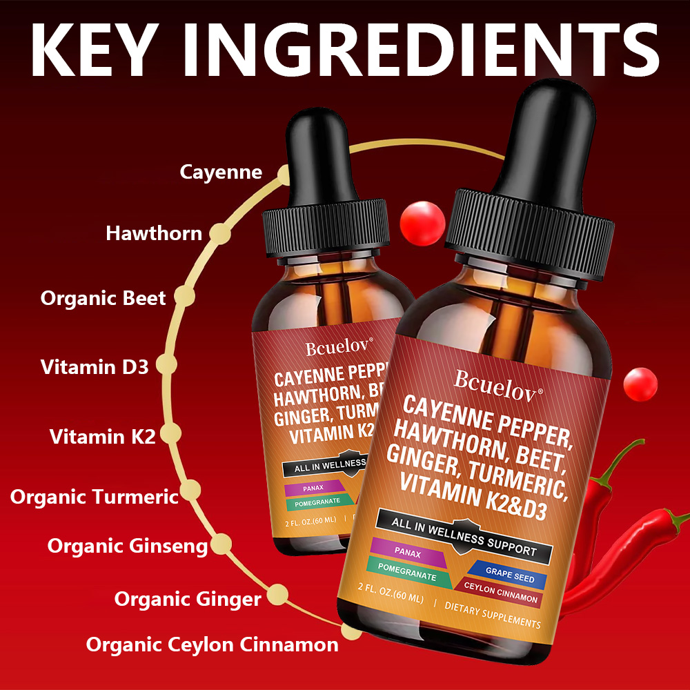 Cayenne Pepper Drops Supplemen - Vitamin D3 K2 Drop recension och pris