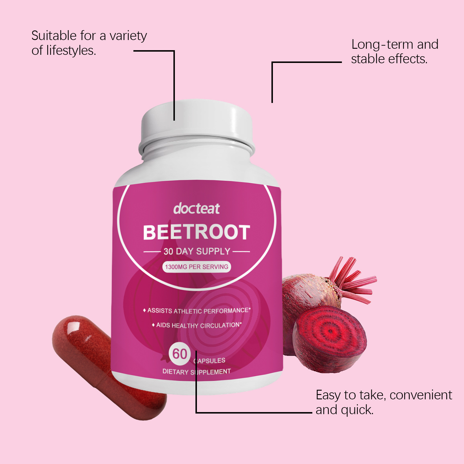 DOCTEAT Beetroot Women's Healt - Nutrition For Health Fitness & Sport Melvin Williams recension och pris